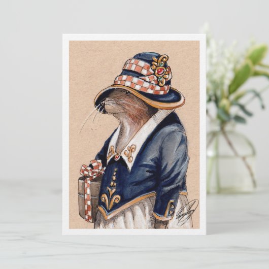 Dieren van Big Rock: Sylvia Muskrat (Staand voorkant)