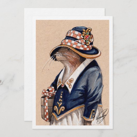 Dieren van Big Rock: Sylvia Muskrat (Voorkant / Achterkant)