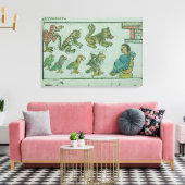 Dieren van de Aztec Emperor Canvas Afdruk (Insitu (Woonkamer))
