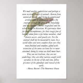 Dieren van de buitenste kamer poster