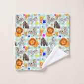 Dieren van de Jungle Bad Handdoek (Wasdoekje)