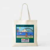 Dieren van de Wereld Australië Kangoeroe & Koala Tote Bag (Achterkant)