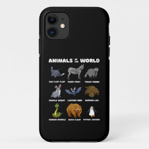Dieren Van De Wereld Cadeau Grappige Zeldzame Dier Case-Mate iPhone Case