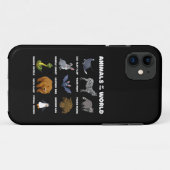 Dieren Van De Wereld Cadeau Grappige Zeldzame Dier Case-Mate iPhone Case (Achterkant (horizontaal))