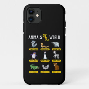 Dieren Van De Wereld Grappige Dieren Echte Namen Case-Mate iPhone Case