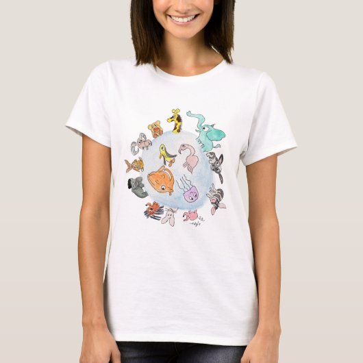 Dieren van de Wereld T-Shirt (Voorkant)