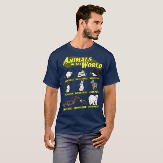 Dieren van de Wereld Trash Panda Danger Name T-shirt (Voorkant volledig)