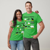 DIEREN VAN DE WERELD vrienden T-shirt (Unisex)