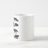 Dieren van het bos, wilde dieren koffiemok (Center)