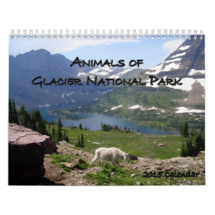 Dieren van het Nationaal Park Glacier 2015 Kalender
