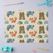 Dieren van het wild tissuepapier (Craft)