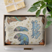 Dieren van het wild tissuepapier (Geschenk)