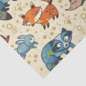 Dieren van het wild tissuepapier (Detail)