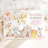 Dieren van Oerwouden van meisjes Wilde 11e verjaar Kaart