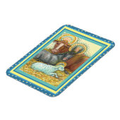 DIEREN VAN STABIEL, OX, DONKEY EN SCHAPEN MAGNEET (Linkerzijde)