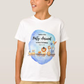 Dieren van Train Kind Oerwoud Birthday Brother T-shirt (Voorkant)