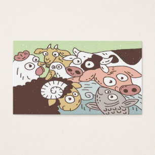 Dieren Vegetarian Awareness Visitekaartje