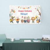 Dieren Verjaardagsfeest Spandoek (Beurs)