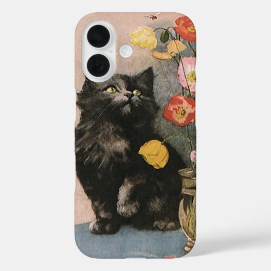  dieren, verkuilen Victoriaans keuken en bloemen Case-Mate iPhone Case (Achterkant)