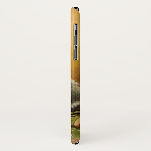 dieren, Victoriaans katten en bloemen Case-Mate iPhone Case (Achterkant/links)