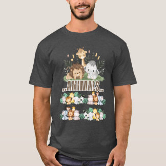 Dieren vintage t-shirt