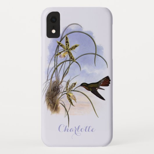  dieren, vogelbeestjes met orchidee Case-Mate iPhone case (Achterkant)