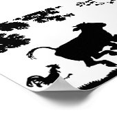 Dieren volgen de leider poster (Hoek)