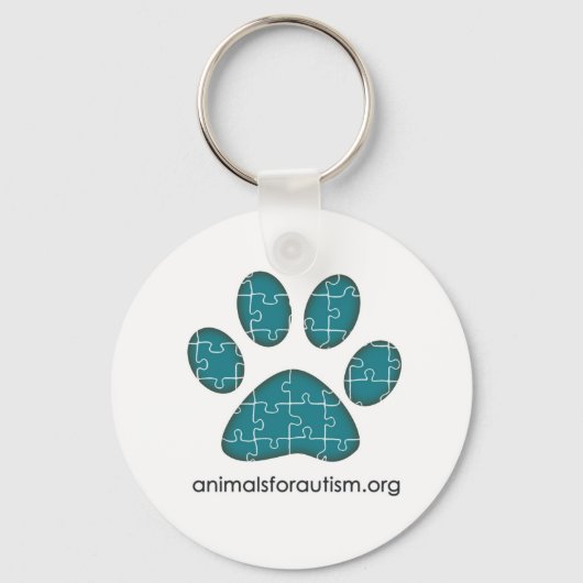 Dieren voor Autisme Logo Sleutelhanger (Voorkant)