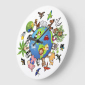 Dieren voor de wereldvrede -  grote klok (Hoek)