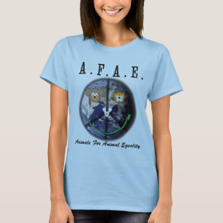 Dieren voor Dierengelijkheid T-shirt van vrouwen #