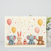 Dieren Vrienden in Feest Magie (Staand voorkant)