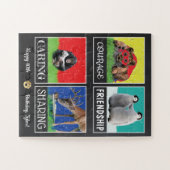 Dieren Vrienden Jigsaw puzzel (Horizontaal)