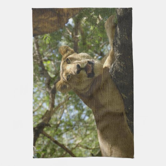 Dieren > Wilde katten > Leeuwen Theedoek (Verticaal)