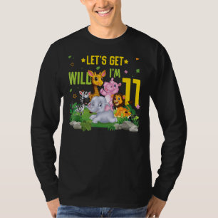 Dieren Wildlife 11e verjaardagsfeestje per dag op  T-shirt