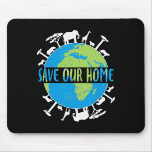Dieren Wildlife Conservation Red ons huis Aarde Muismat