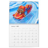 Dieren Wintersporten Kalender (Jan 2027)