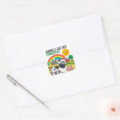 DIEREN ZIJN GEEN HANDELSWAAR STICKER (Envelop)