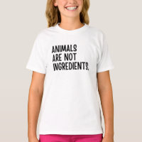 Dieren zijn geen ingrediënten