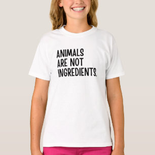 Dieren zijn geen ingrediënten t-shirt