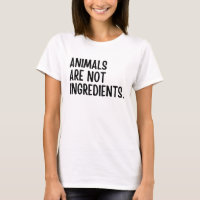 Dieren zijn geen ingrediënten