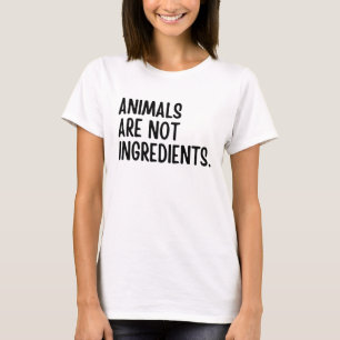 Dieren zijn geen ingrediënten t-shirt