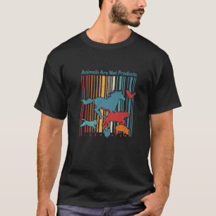 Dieren zijn geen producten Vegetarisch Veganistisc T-shirt
