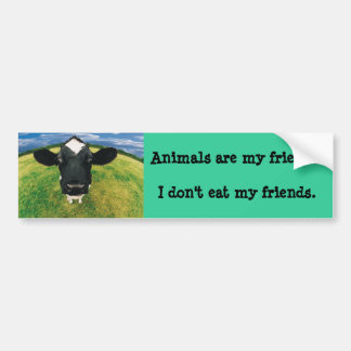 Dieren zijn mijn vrienden Bumpersticker
