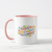Dieren zijn onze vrienden mok (Links)