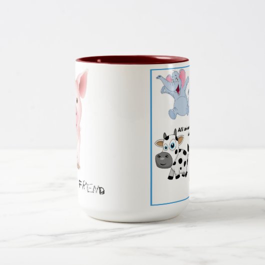 Dieren zijn onze vrienden Mok (Center)