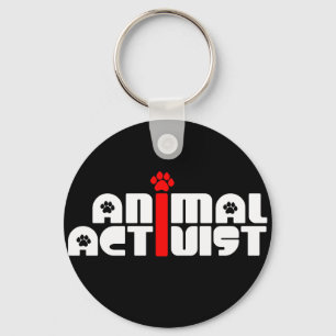 Dierenactivist Sleutelhanger