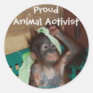 Dierenactivist Sticker