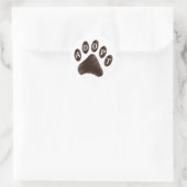 Dierenadoptie Ronde Sticker (Tas)