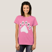 Dierenadoptie T-shirt (Voorkant volledig)
