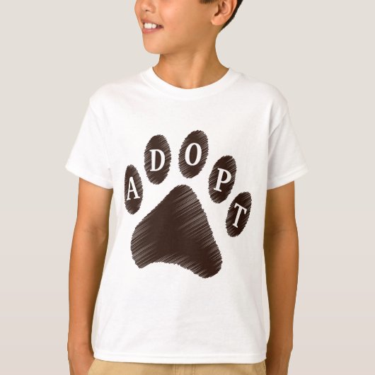 Dierenadoptie T-shirt (Voorkant)